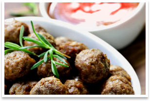 Spicy Meatball Recipe Made with Bloody Mary Concentrate