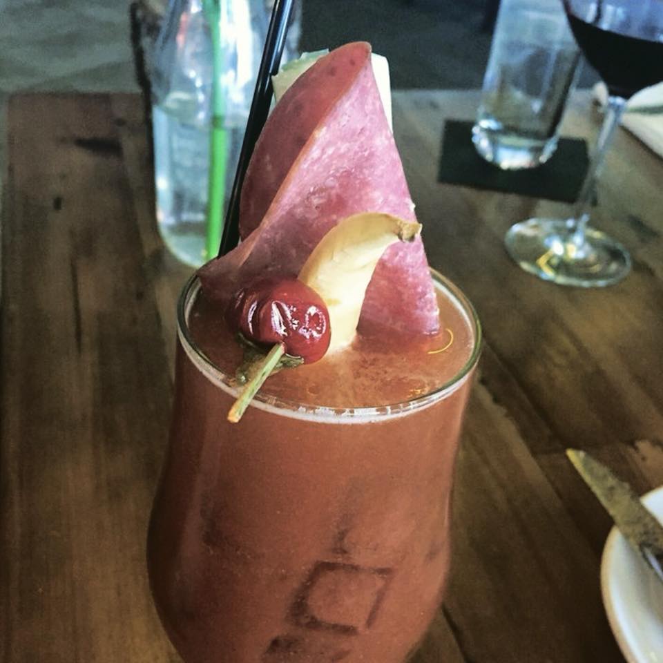 Bloody Mary made with Stu's Classic Bloody Mary seasoning
