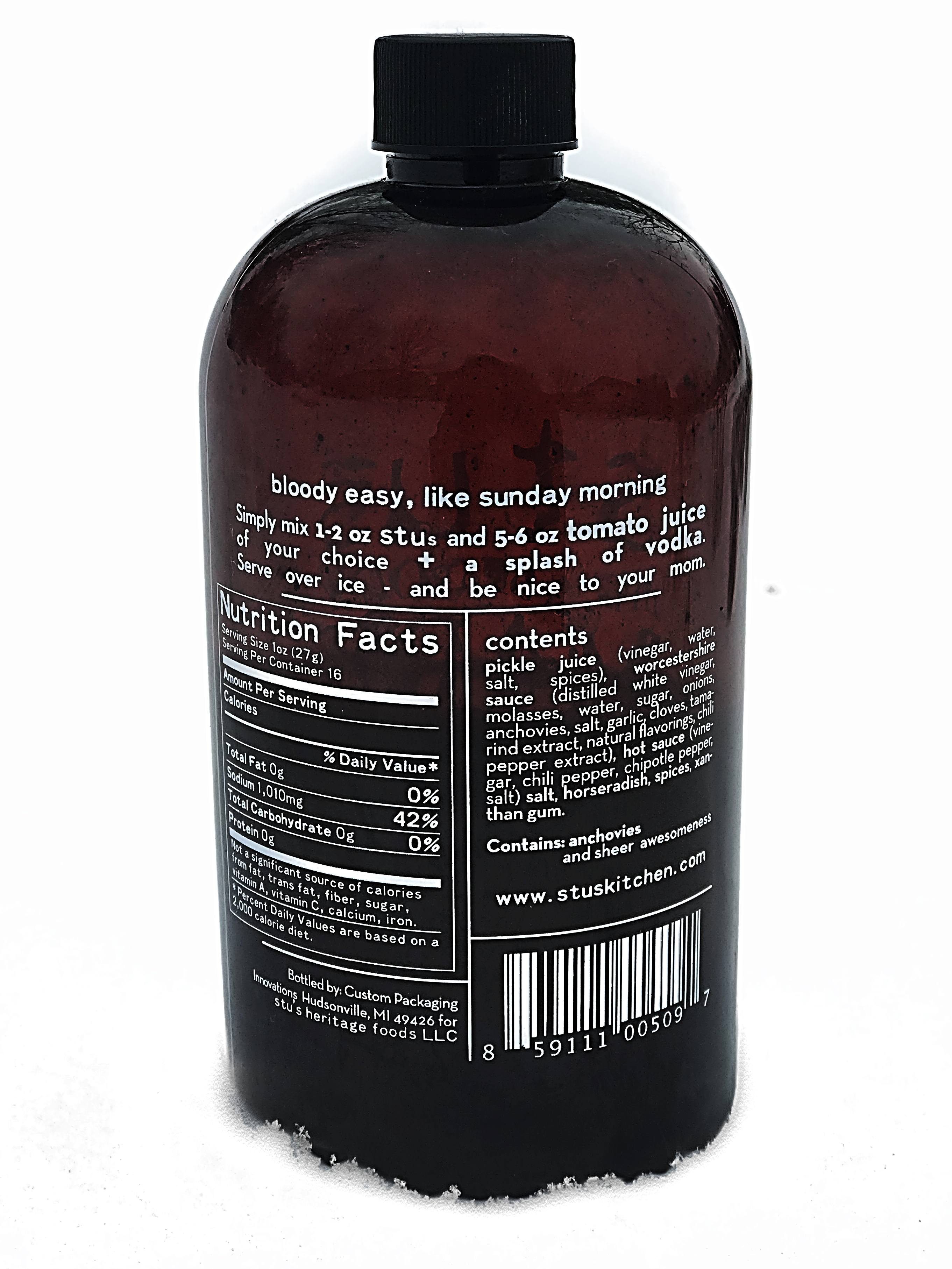 Bloody Mary Mix - Stu's Smoked Jalapeno Bloody Mary Mix