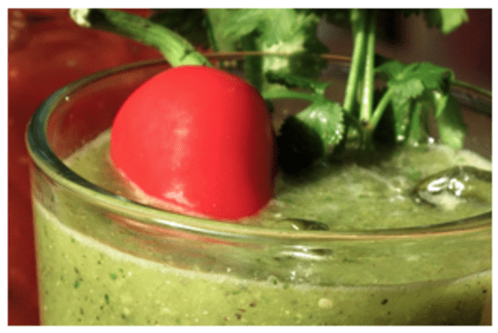 green bloody mary recipe